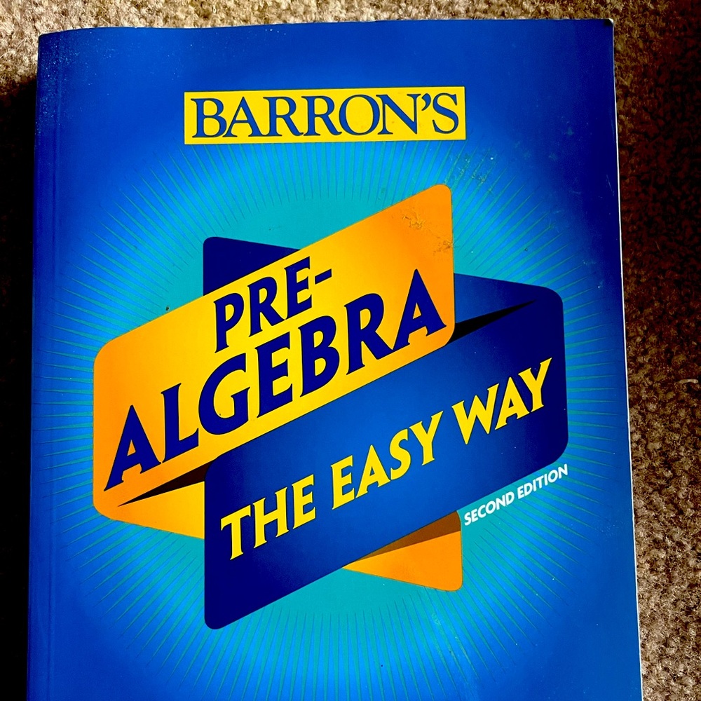 Barron’s Pre Algebra The Easy Way
